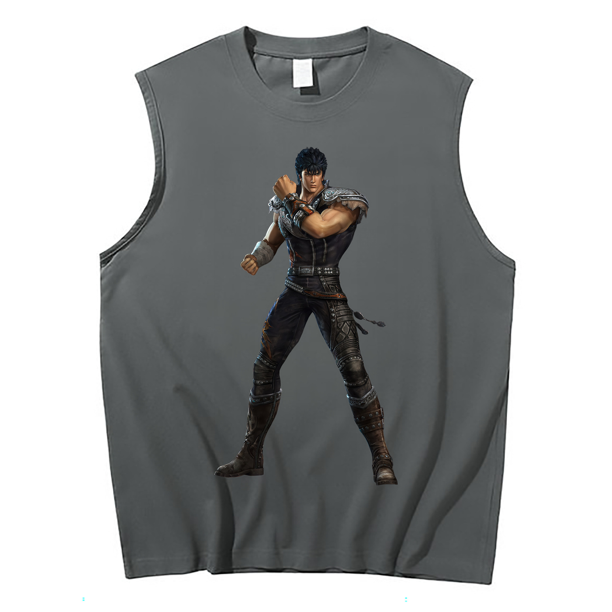 （画像用） 北斗の拳 Fist of the North Star コットン100％タンクトップ（フロントプリント）
